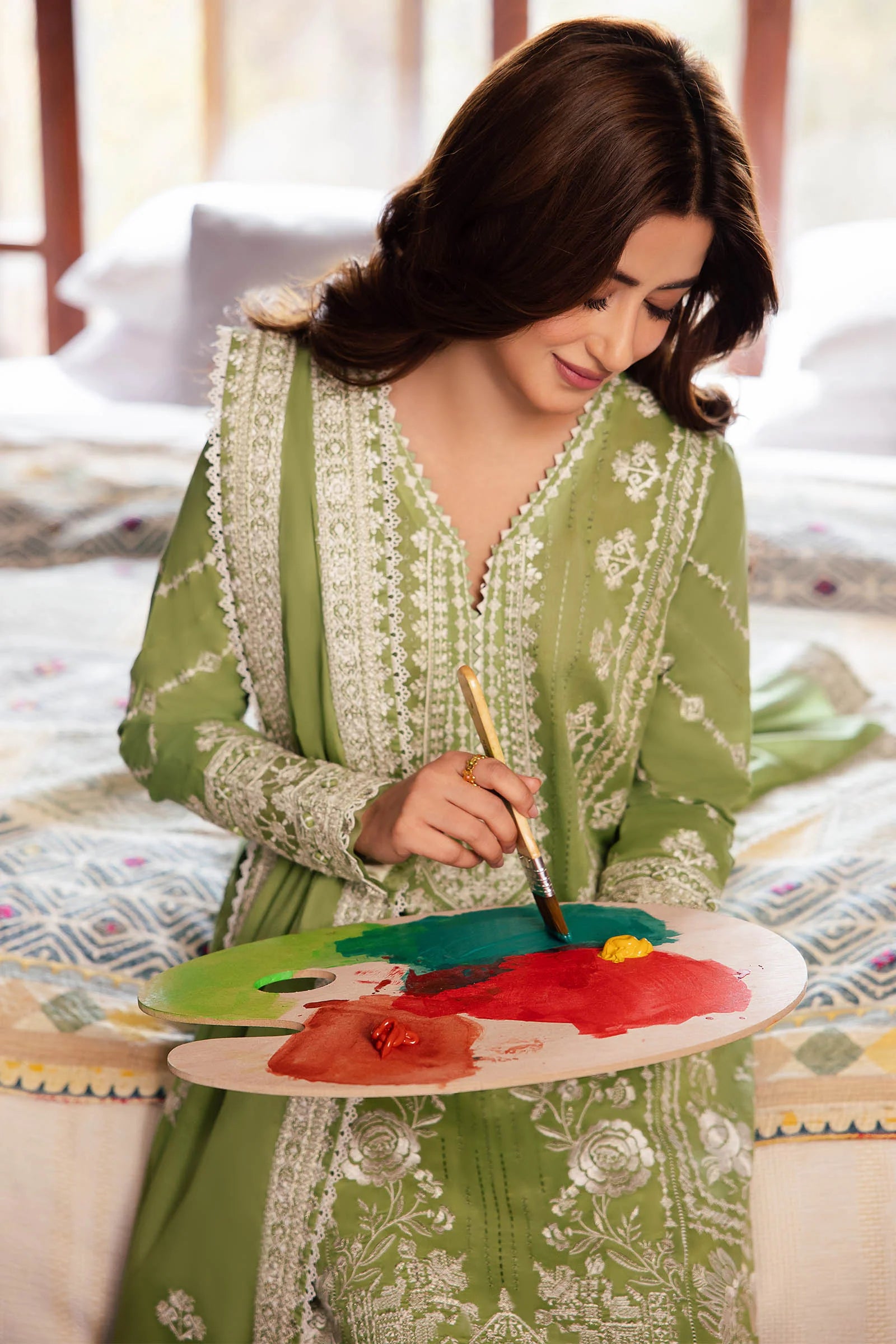 Zaha Lawn Suits | 2024 | ZL24-08 A