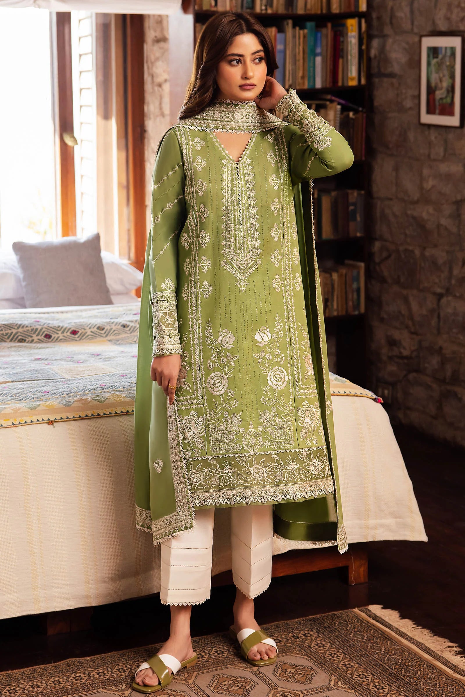 Zaha Lawn Suits | 2024 | ZL24-08 A