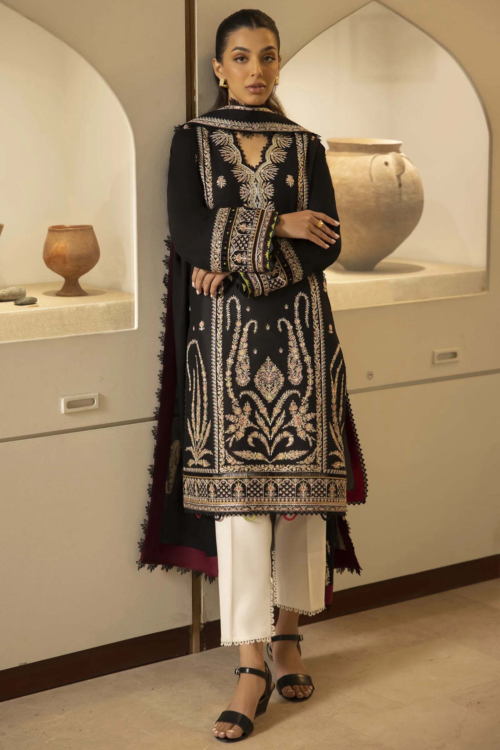 Zaha Lawn Suits | 2024 | ZL24-09 B