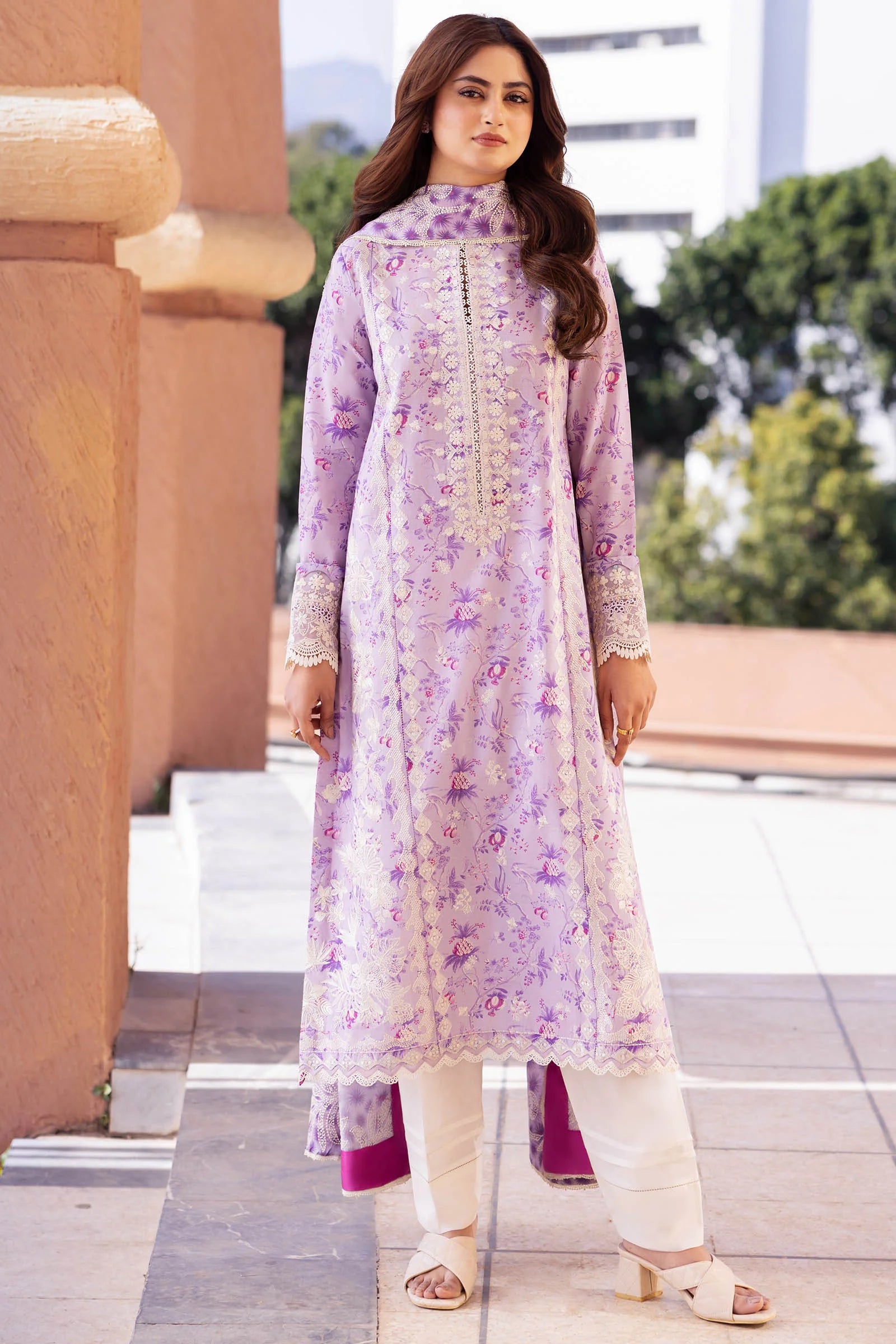 Zaha Lawn Suits | 2024 | ZL24-10 A