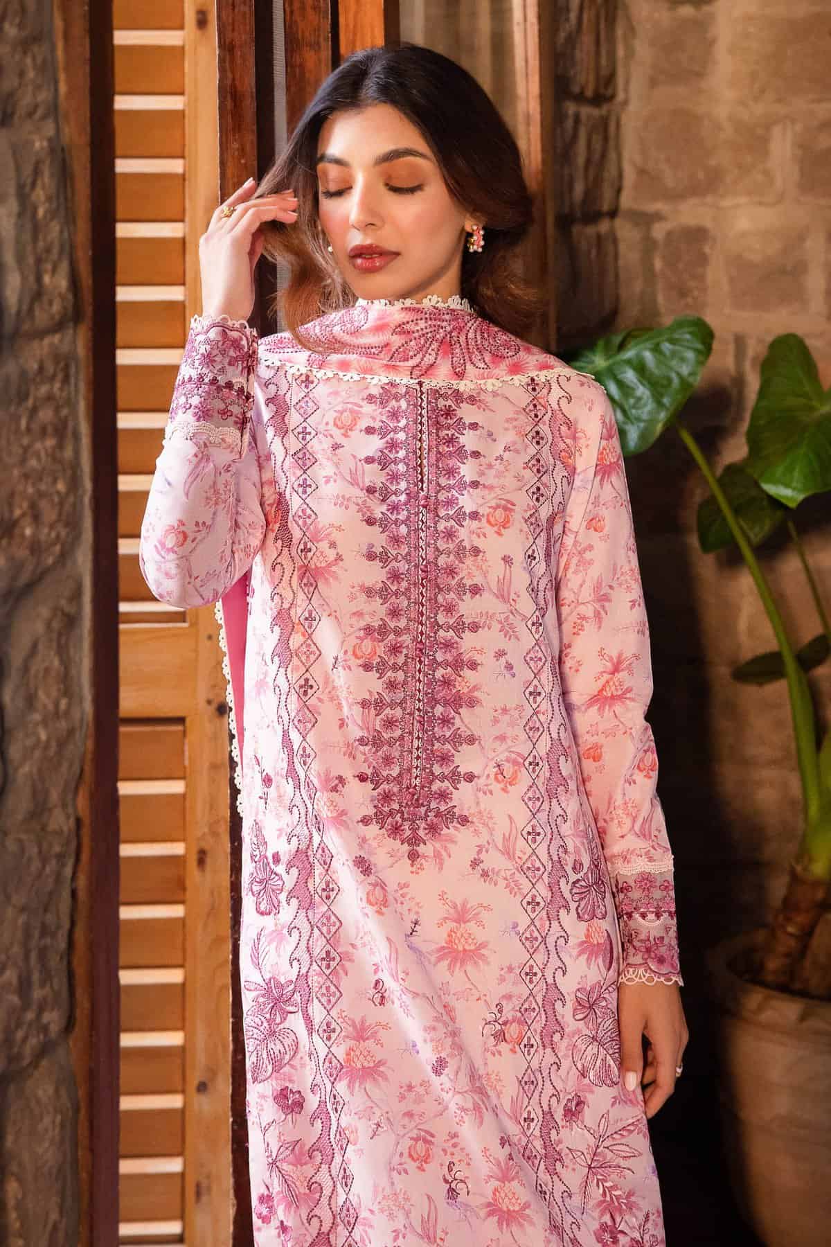 Zaha Lawn Suits | 2024 | ZL24-10 B