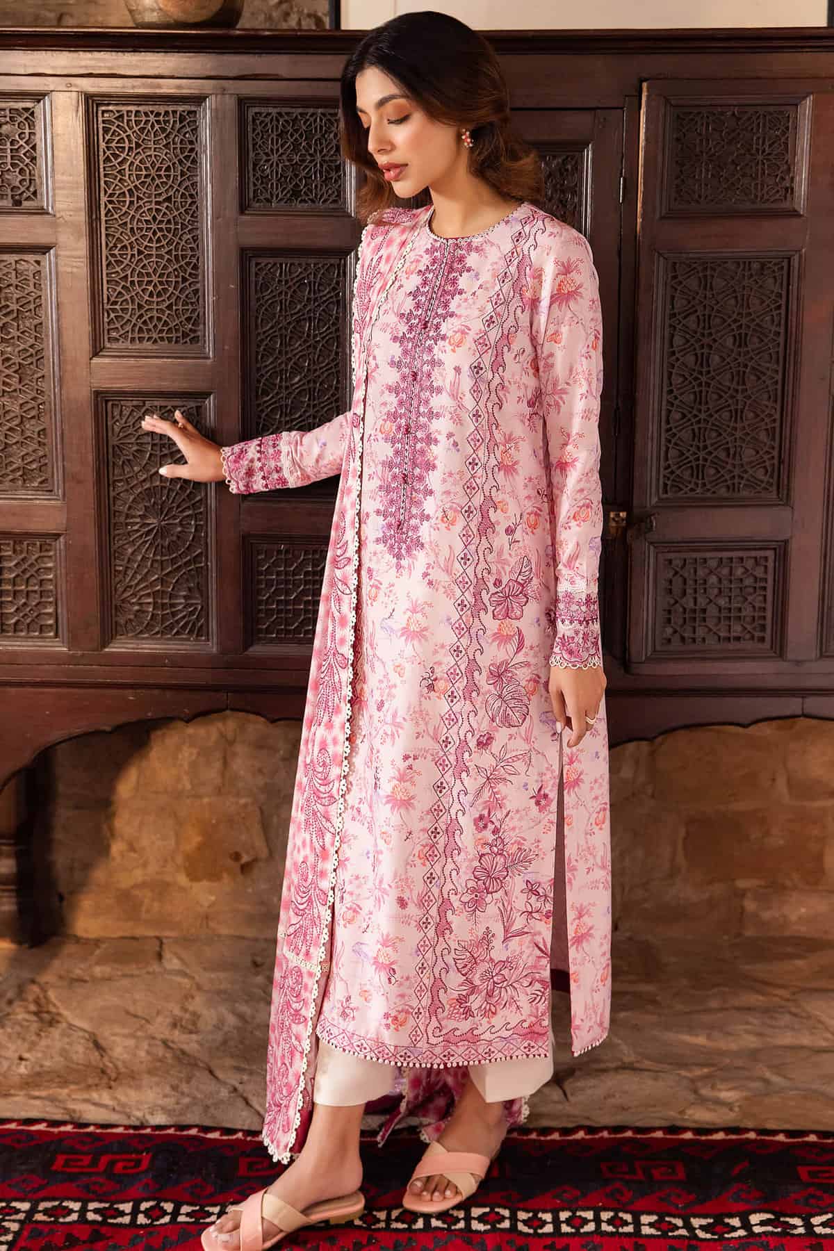Zaha Lawn Suits | 2024 | ZL24-10 B