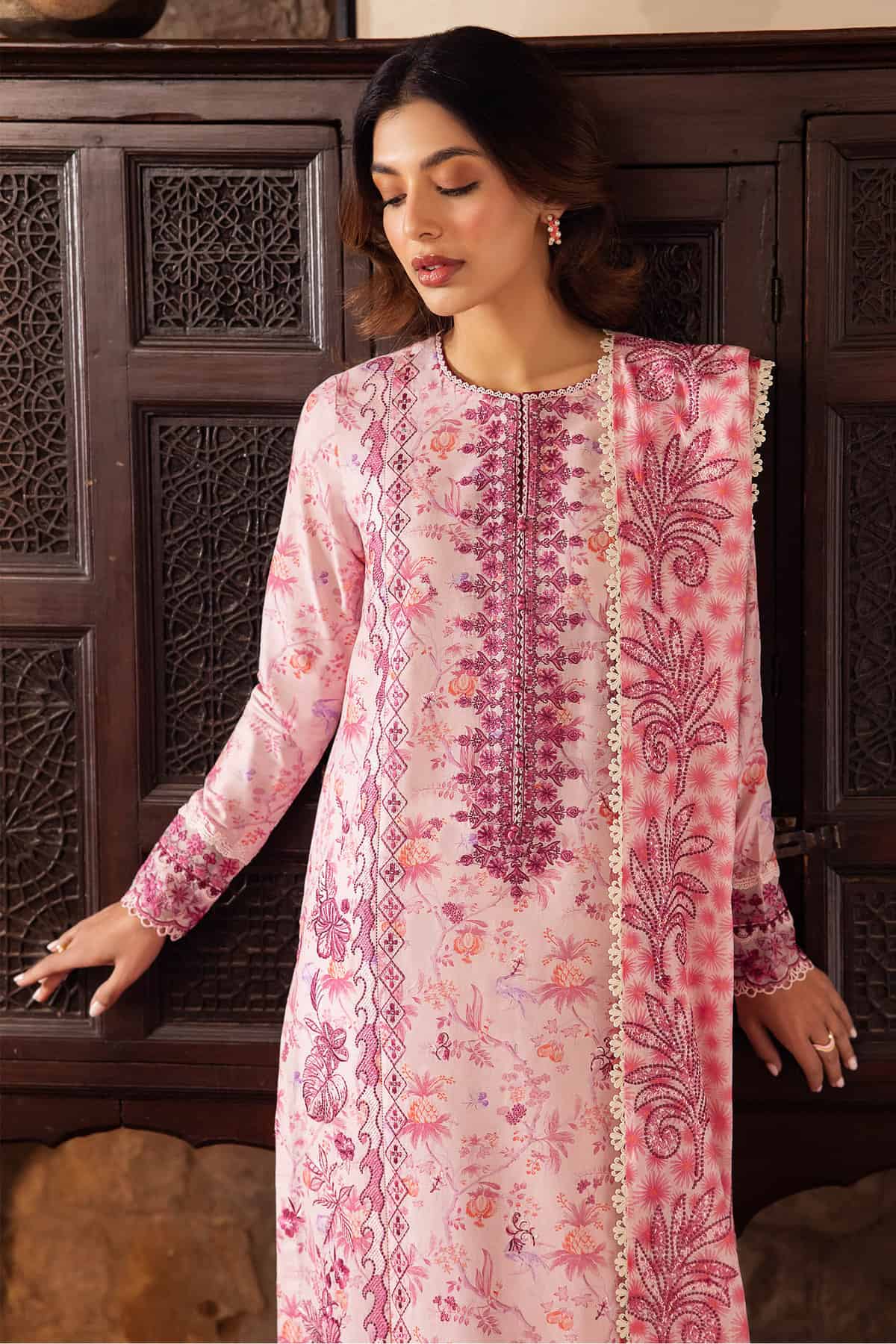 Zaha Lawn Suits | 2024 | ZL24-10 B