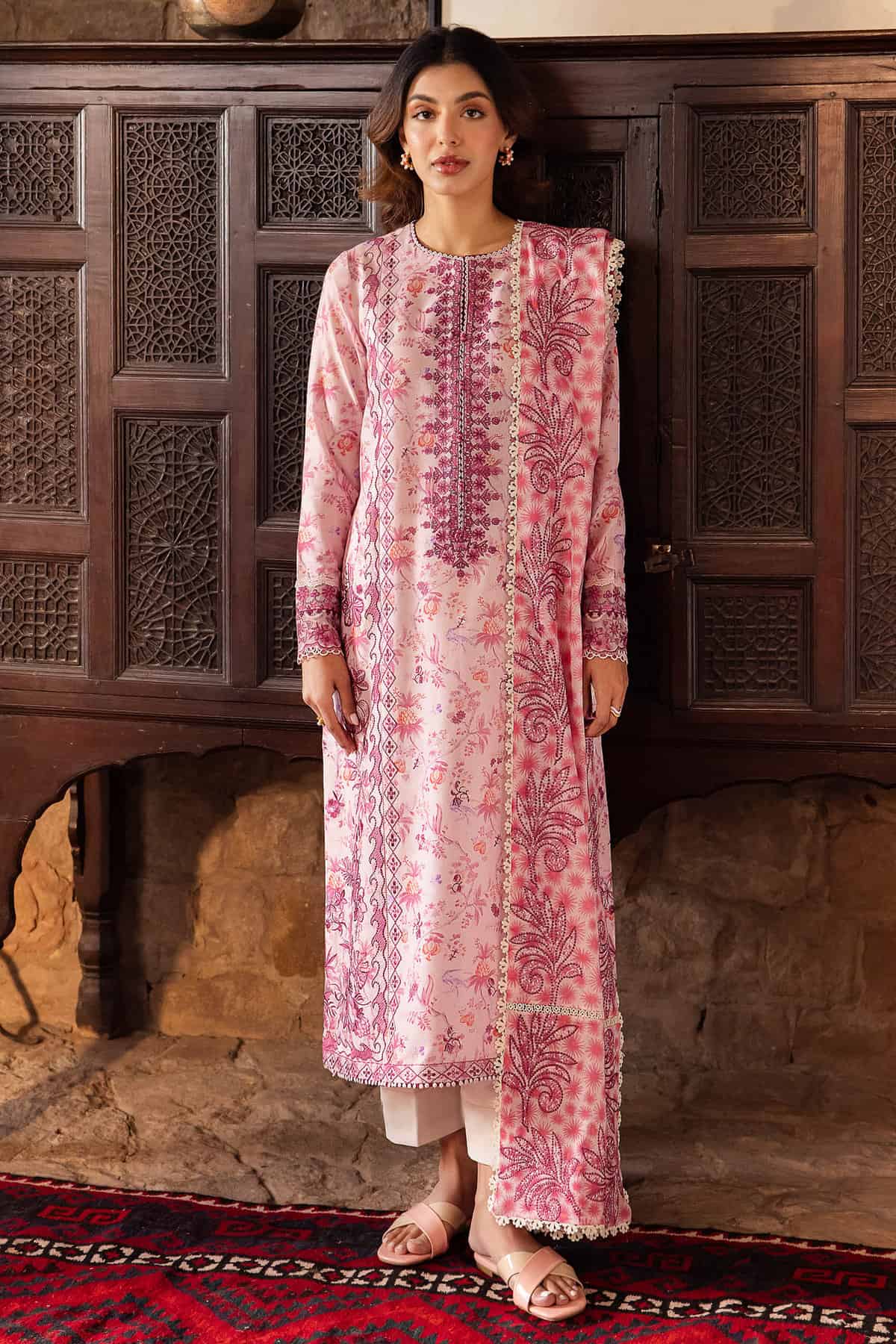 Zaha Lawn Suits | 2024 | ZL24-10 B