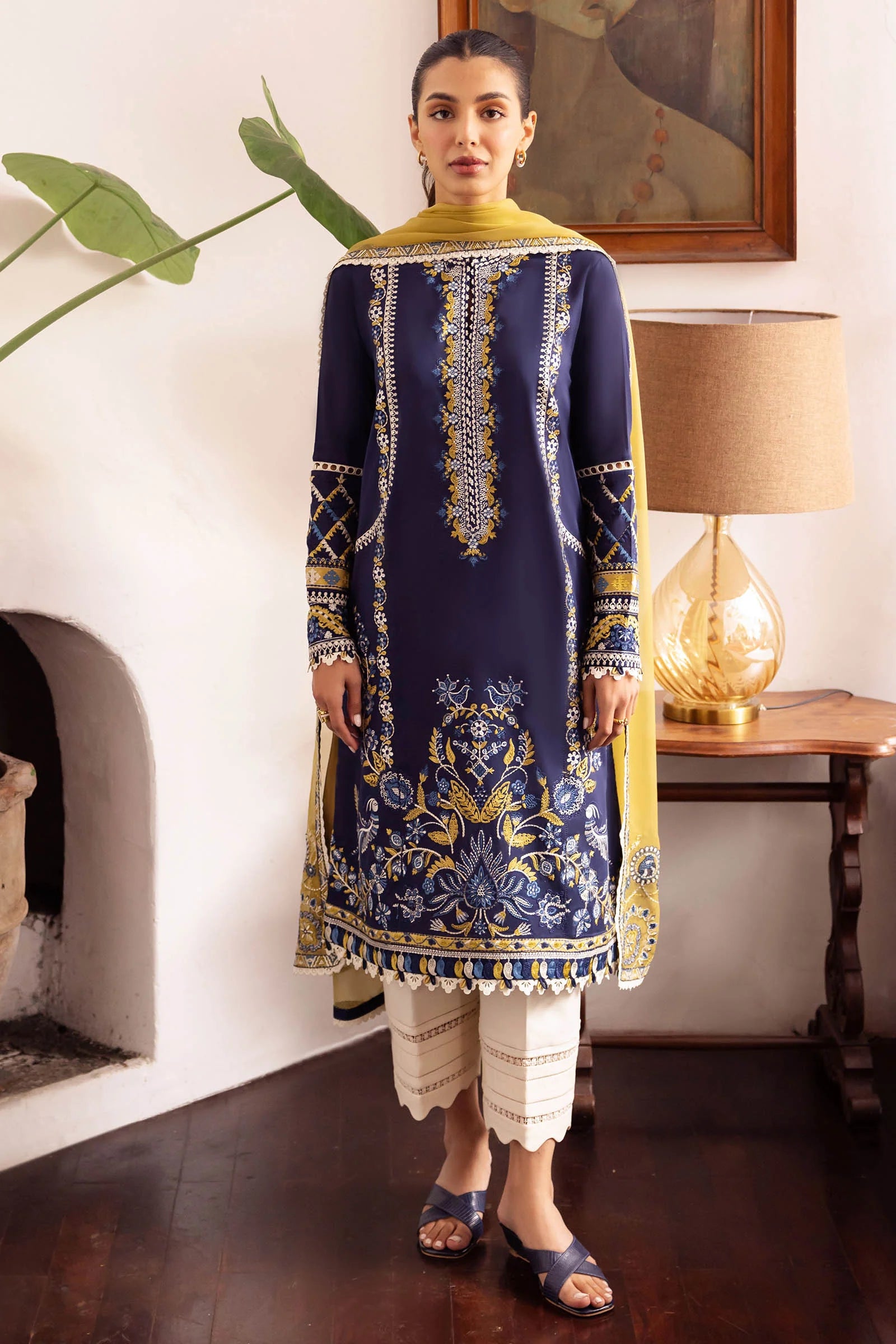 Zaha Lawn Suits | 2024 | ZL24-11 A