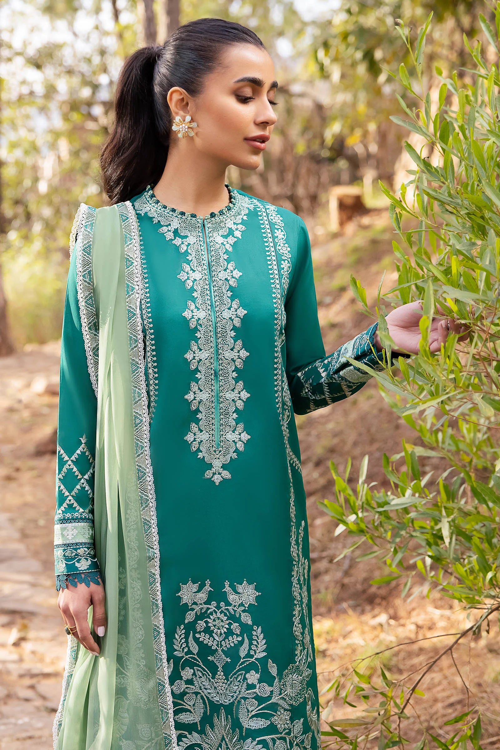 Zaha Lawn Suits | 2024 | ZL24-11 B