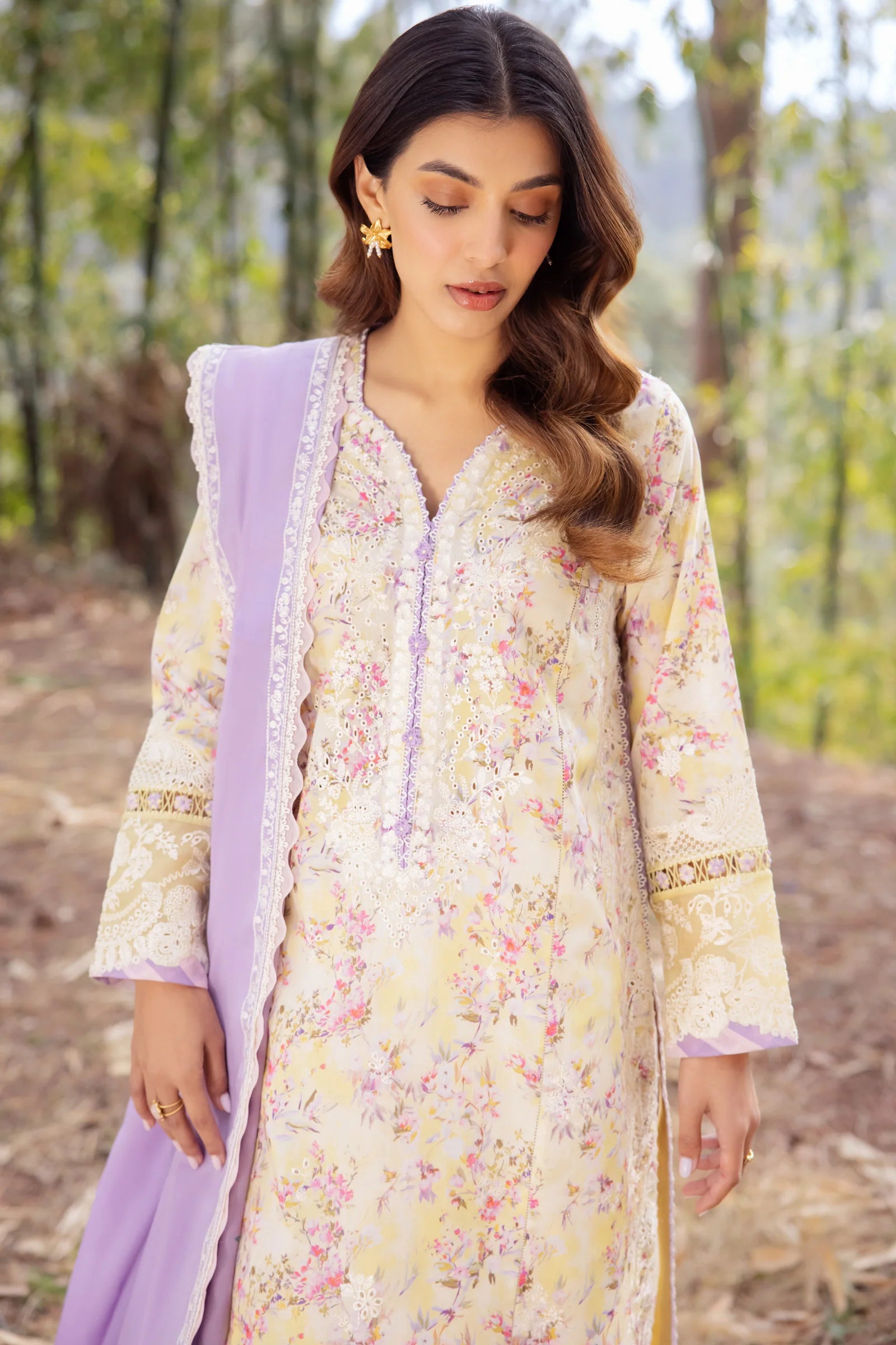 Zaha Lawn Suits | 2024 |  ZL24-13 A