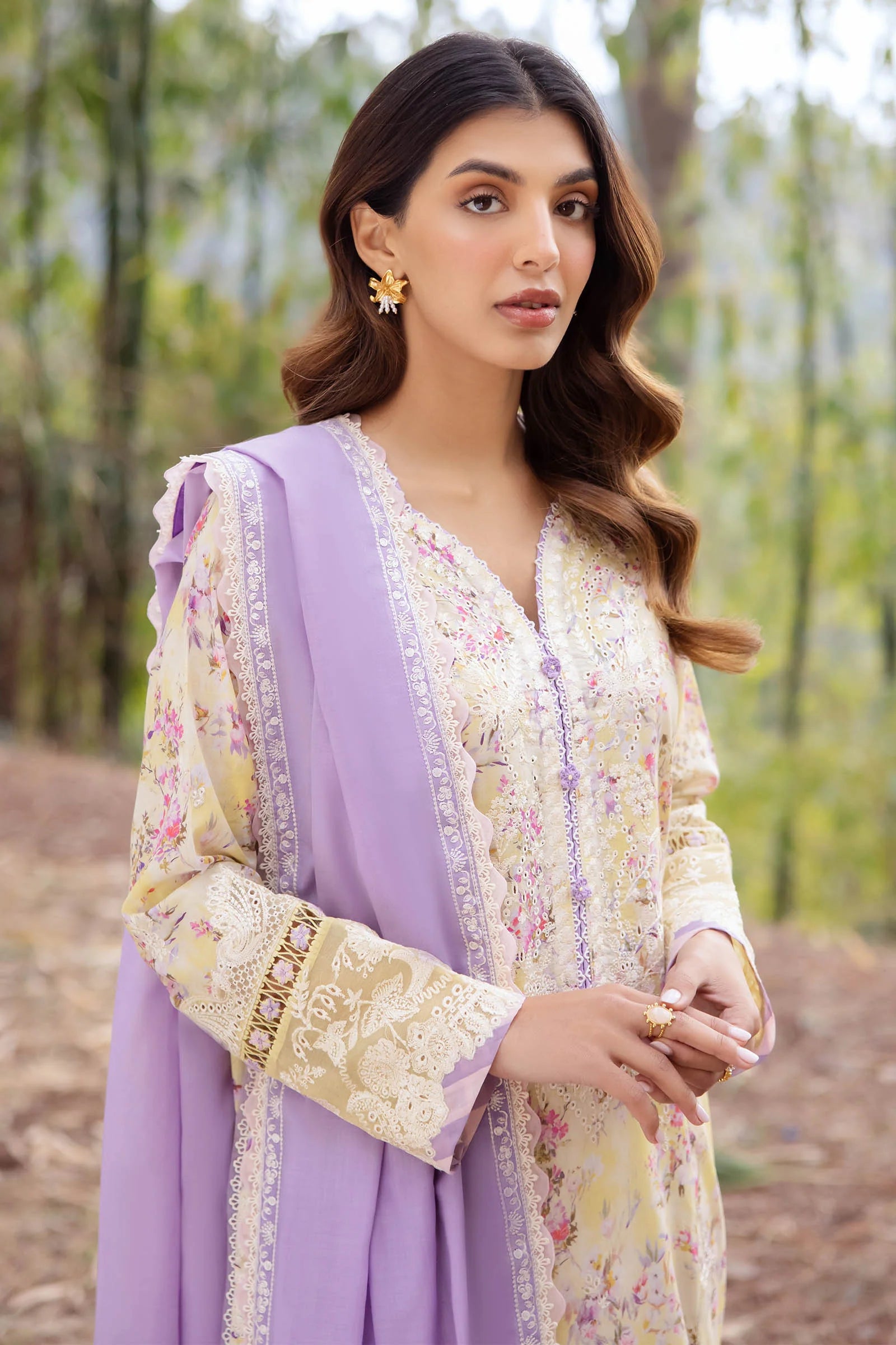Zaha Lawn Suits | 2024 |  ZL24-13 A