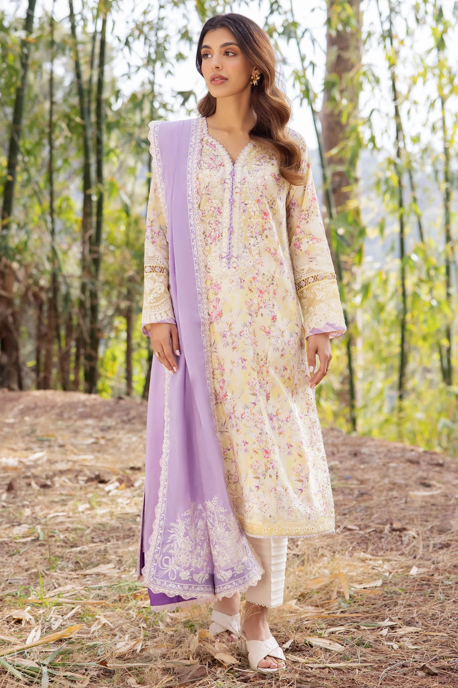 Zaha Lawn Suits | 2024 |  ZL24-13 A