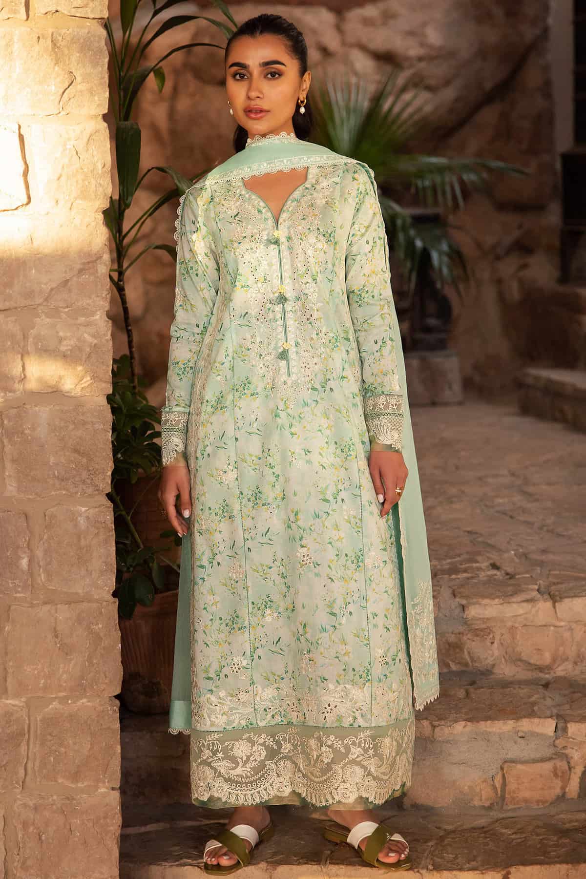 Zaha Lawn Suits | 2024 | ZL24-13 B