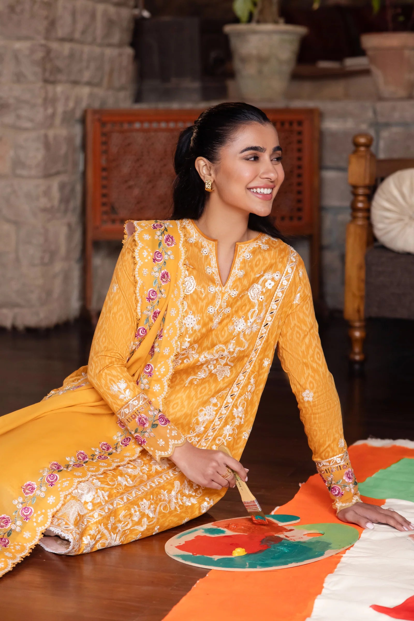 Zaha Lawn Suits | 2024 |  ZL24-15 A