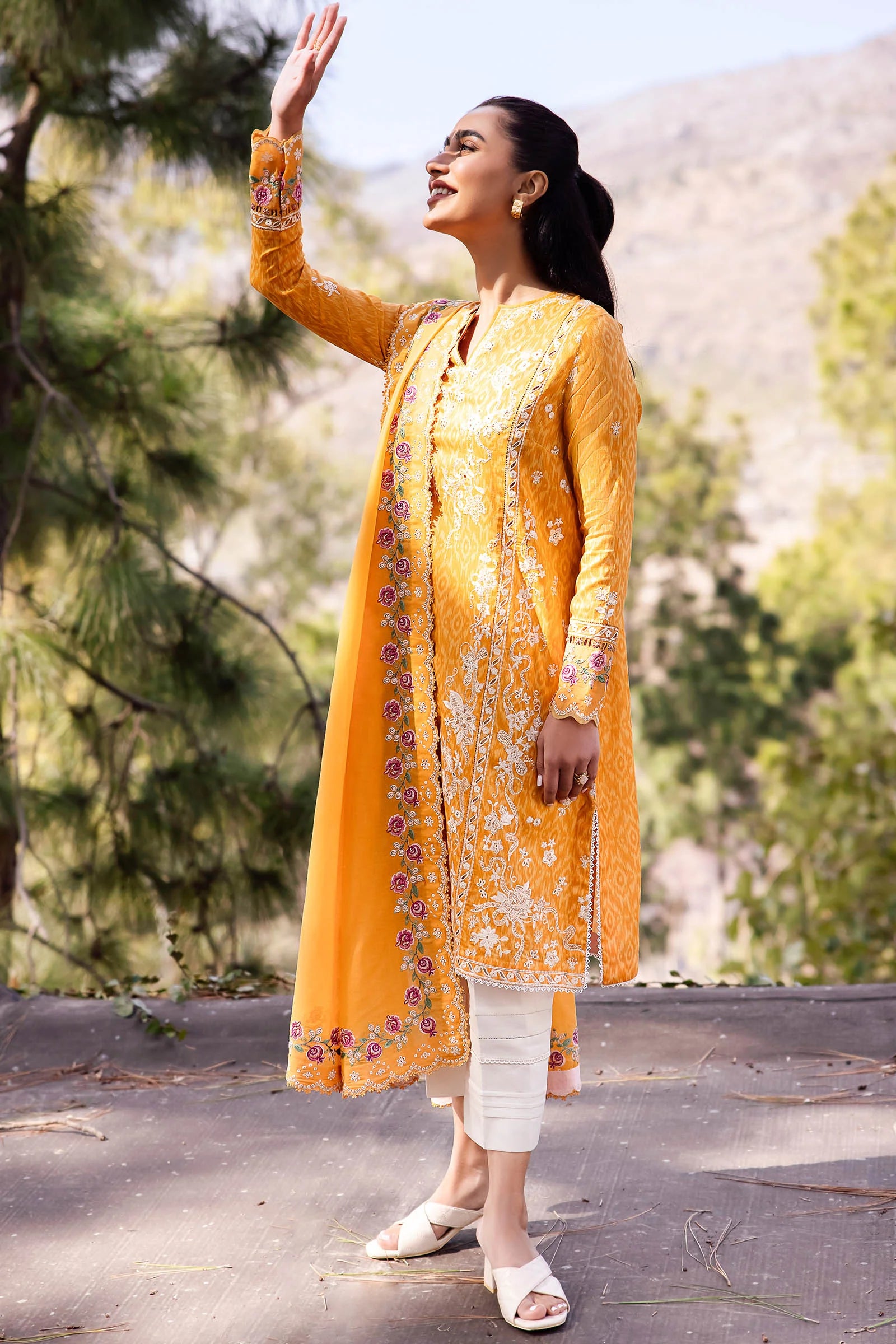 Zaha Lawn Suits | 2024 |  ZL24-15 A
