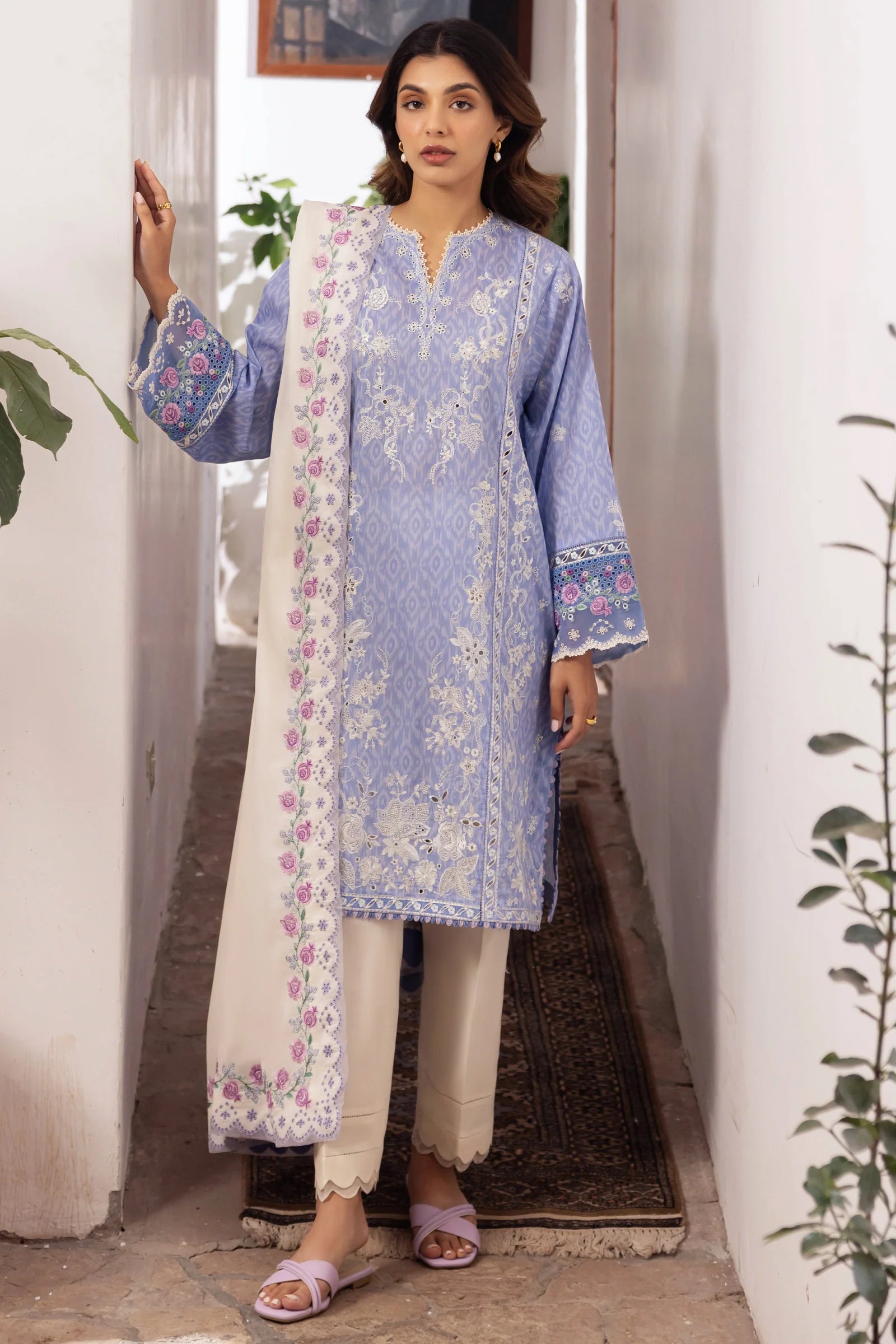 Zaha Lawn Suits | 2024 |  ZL24-15 B