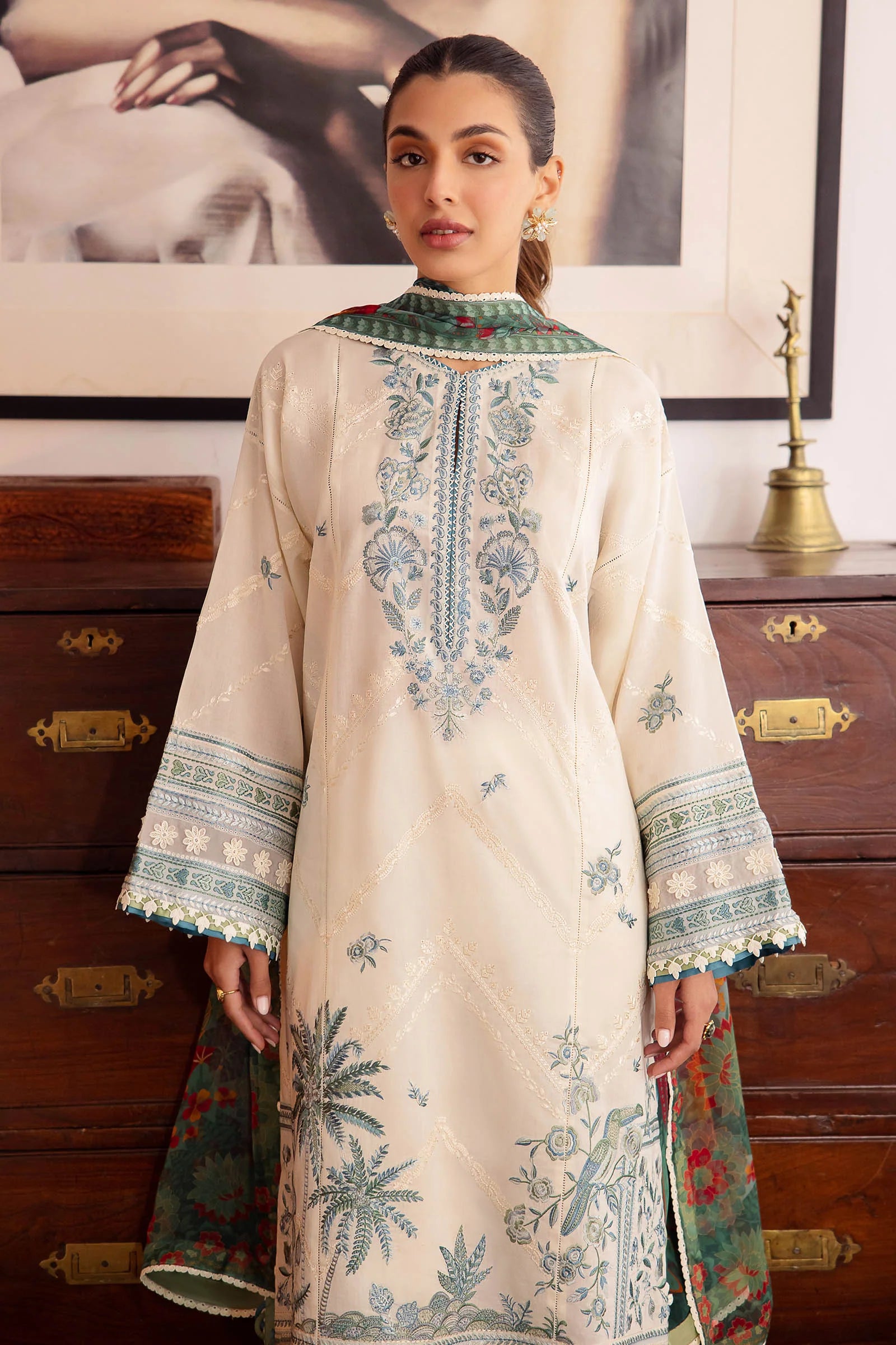 Zaha Lawn Suits | 2024 |  ZL24-5 A