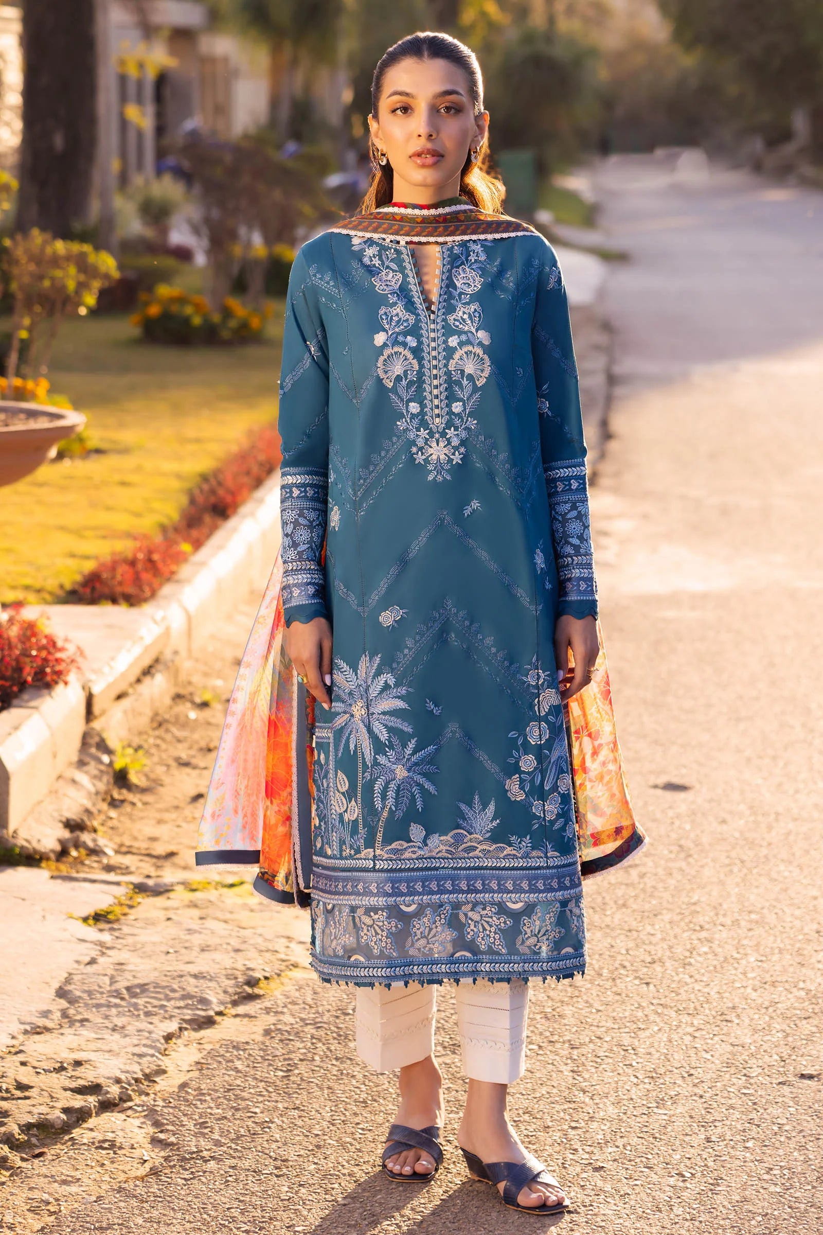 Zaha Lawn Suits | 2024 |  ZL24-5 B
