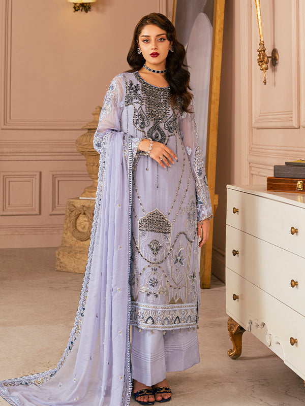 ZEBTAN EMBROIDERED SUIT COLLETION : 2023 | ZQ-04