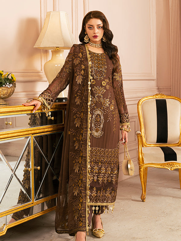 ZEBTAN EMBROIDERED SUIT COLLETION : 2023 | ZQ-07