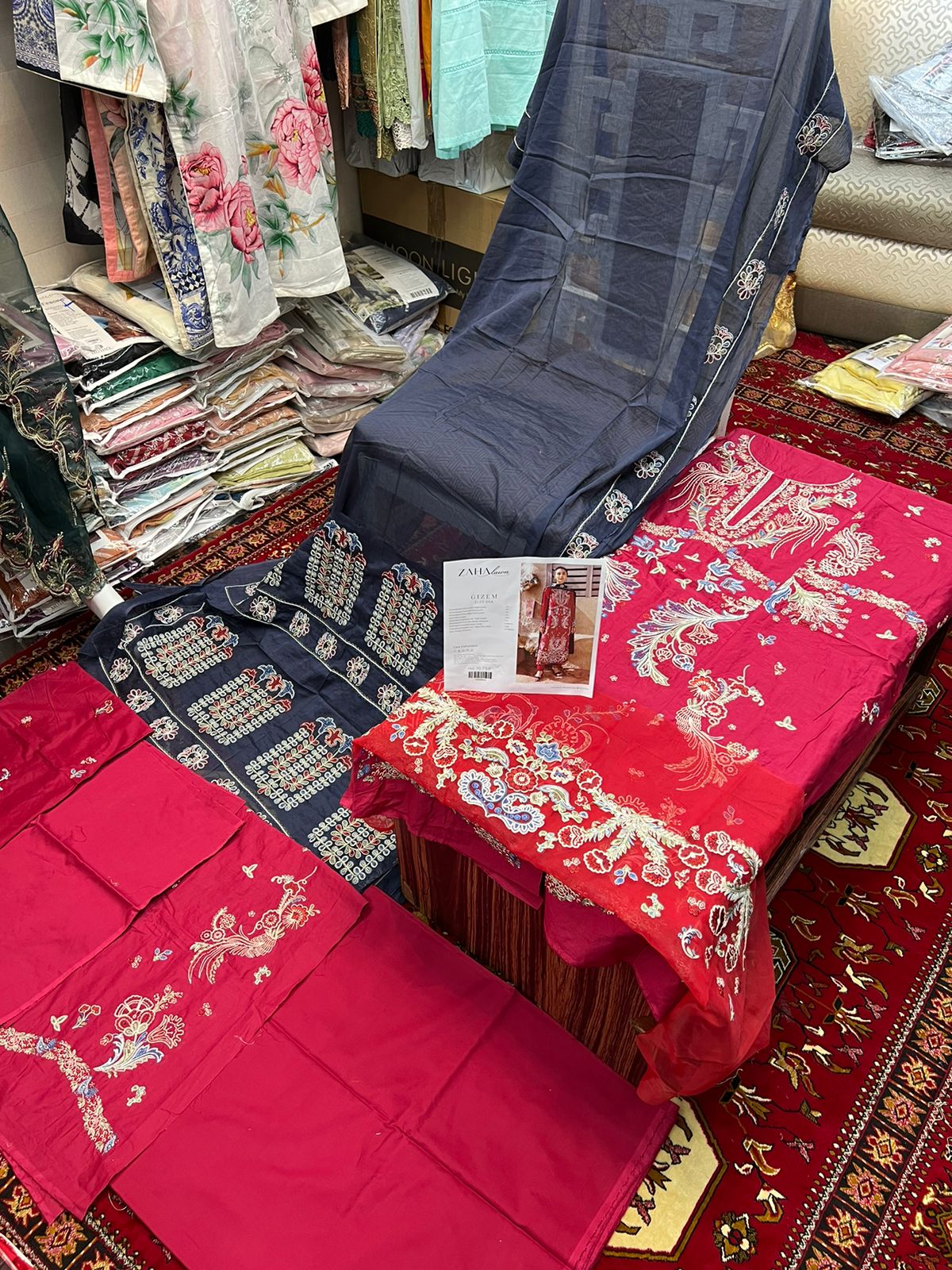 Zaha Lawn Suits | 2023 | GIZEM (ZL23-05 A)