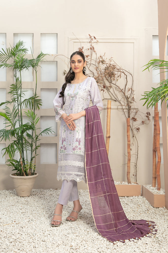 Afsaneh by Tawakkal Fabrics Semi Stitched Lawn Collection’23- D8663