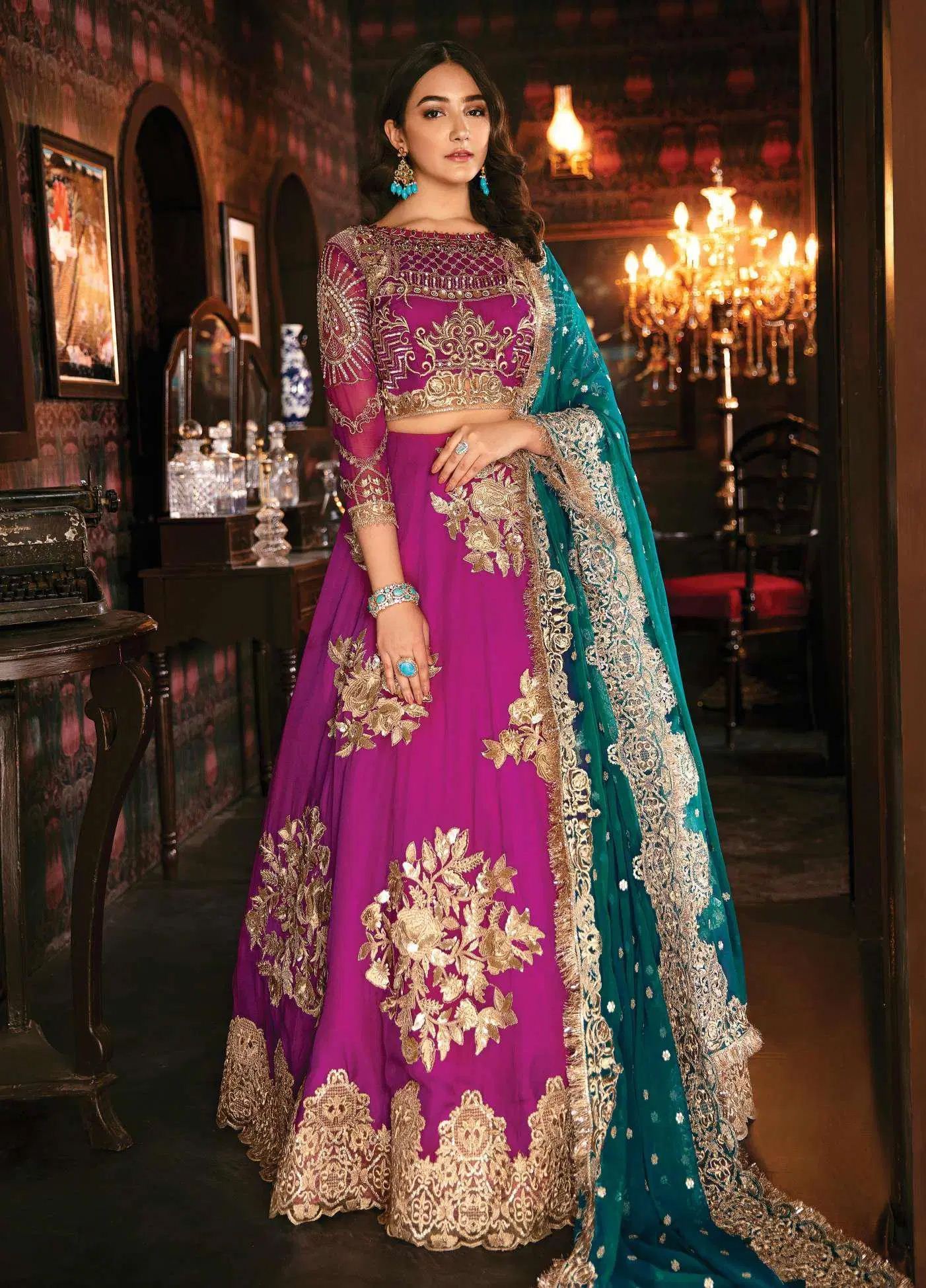 Imrozia Solas De Lune Pakistani Salwar Suit - 101 - Berry Glaze