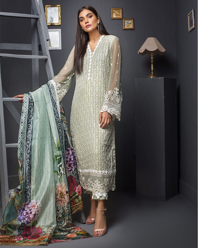 Kalyan Festive Chiffon Embroidered Collection Salwar Suit DN 04