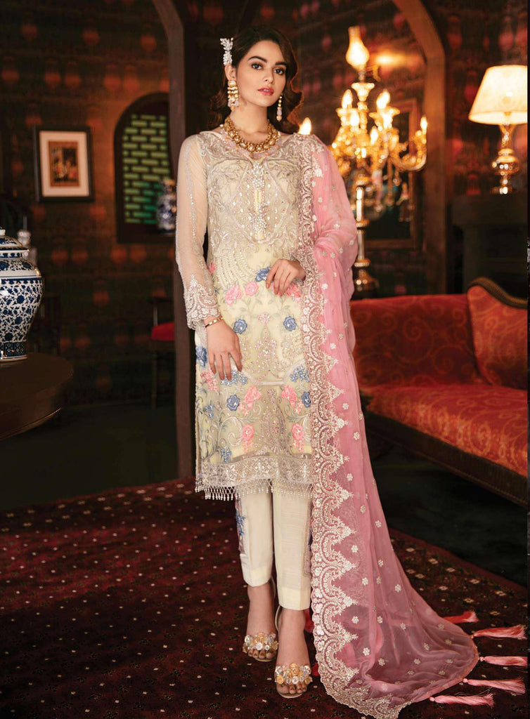 Imrozia Solas De Lune Pakistani Salwar Suit - 104 - Spring Fusion