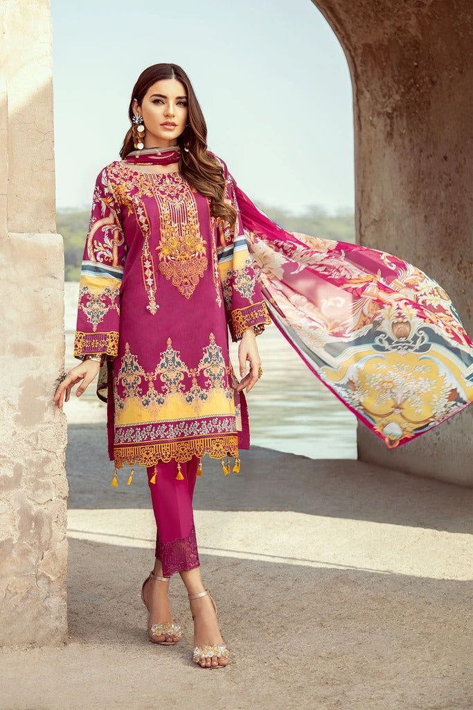 Ramsha Chevron Luxury Lawn Collection - 201