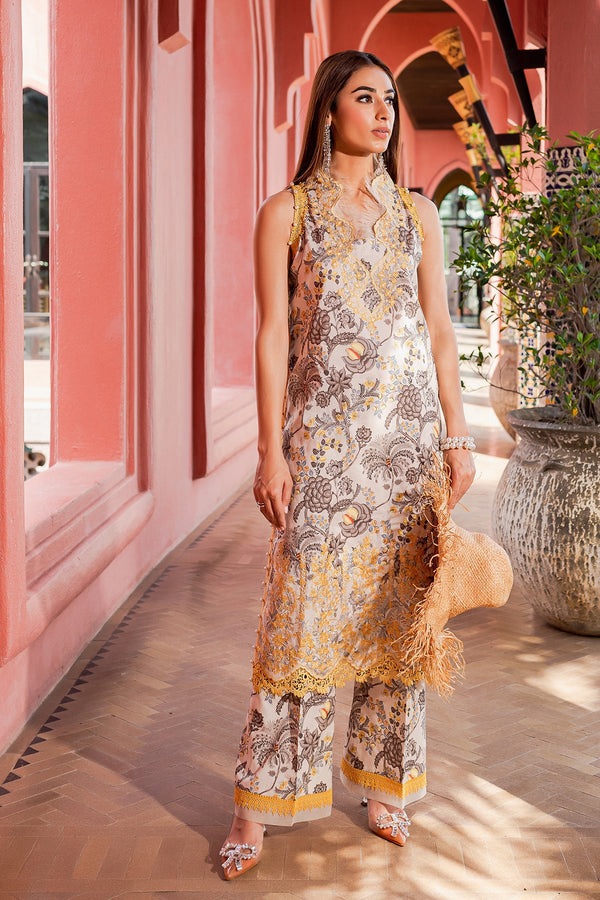 Jade Flora Lawn Two Piece Lawn Suits | Exclusive 2023 | 23-FL-20129
