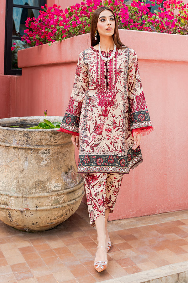 Jade Flora Lawn Two Piece Lawn Suits | Exclusive 2023 |  23-FL-20130