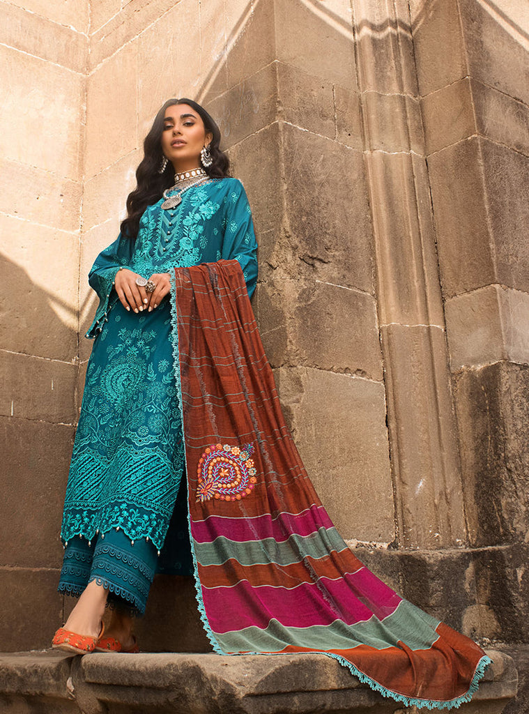 Zainab Chottani Luxury Chikankari Lawn - 2022 | 2A
