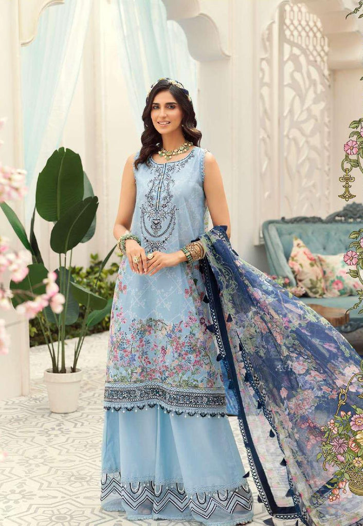 Noor Prints Chikankari Lawn by Saadia Asad 2022 - NPC-2B