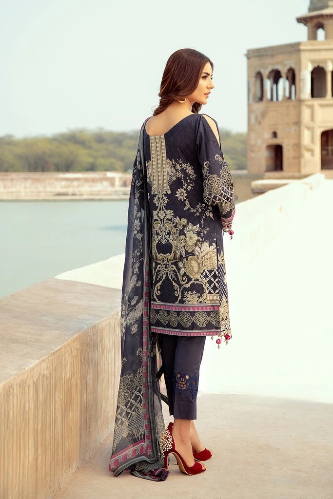 Ramsha Chevron Luxury Lawn Collection - 202