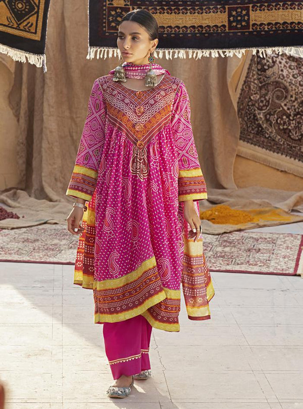 Monsoon Chunri Lawn by Al Zohaib 2022 - 3B