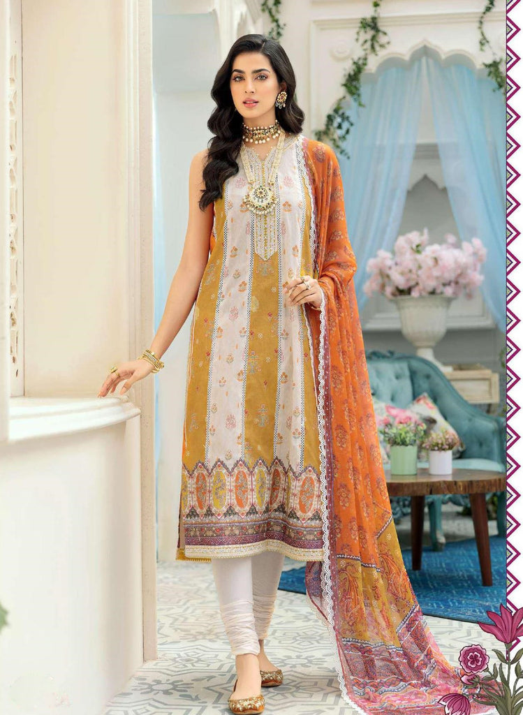Noor Prints Chikankari Lawn by Saadia Asad 2022 - NPC-3A