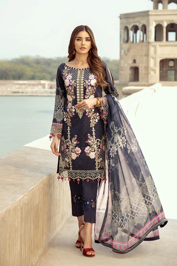 Ramsha Chevron Luxury Lawn Collection - 202