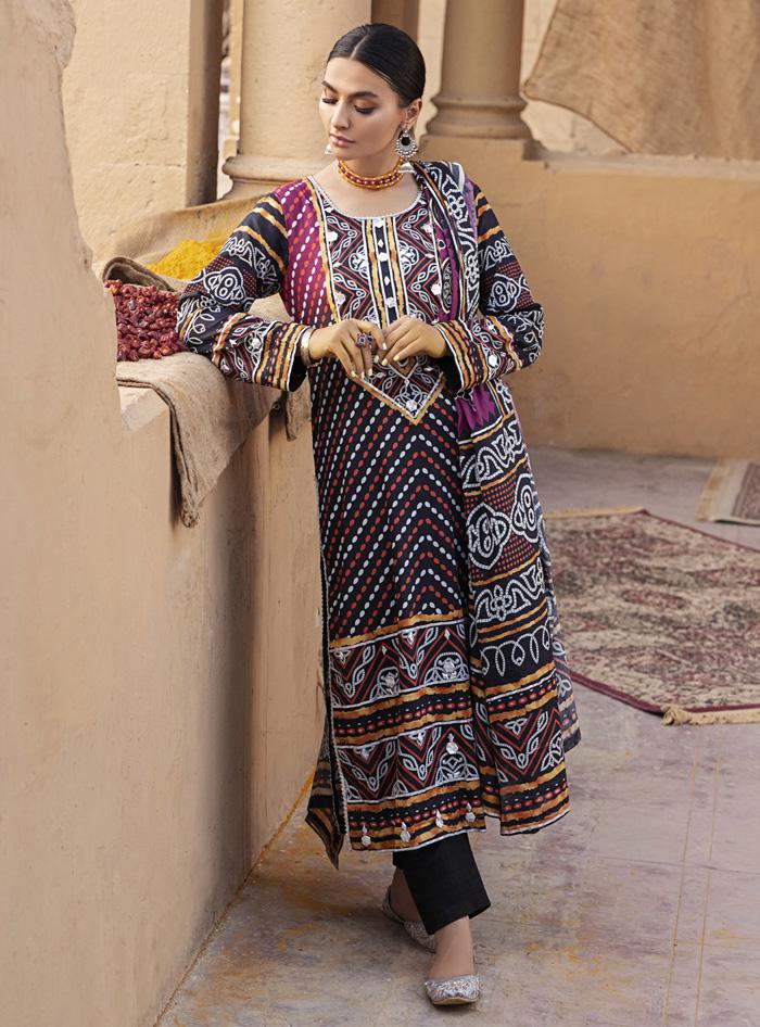 Monsoon Chunri Lawn by Al Zohaib 2022 - 5A