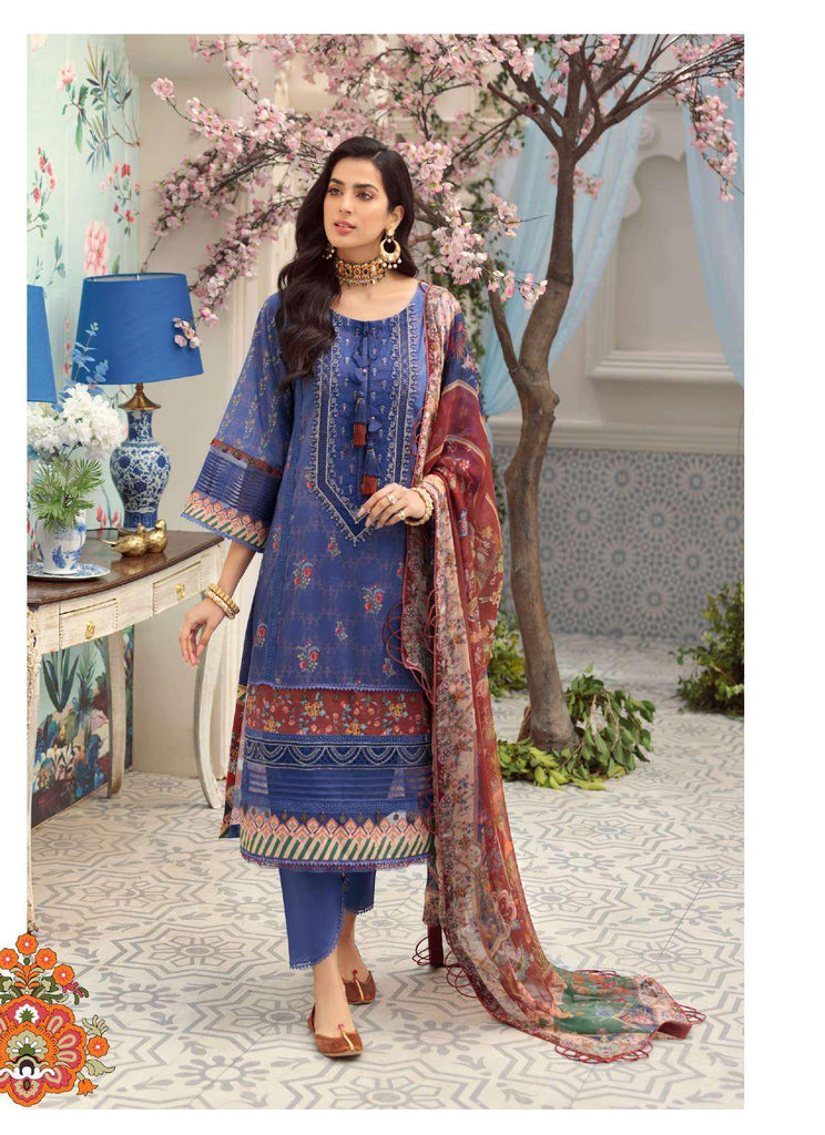 Noor Prints Chikankari Lawn by Saadia Asad 2022 - NPC-5B