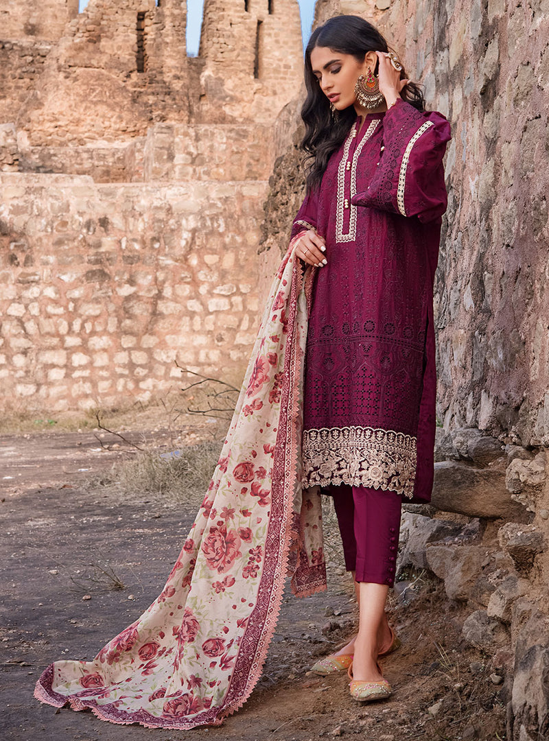 Zainab Chottani Luxury Chikankari Lawn - 2022 | 6A