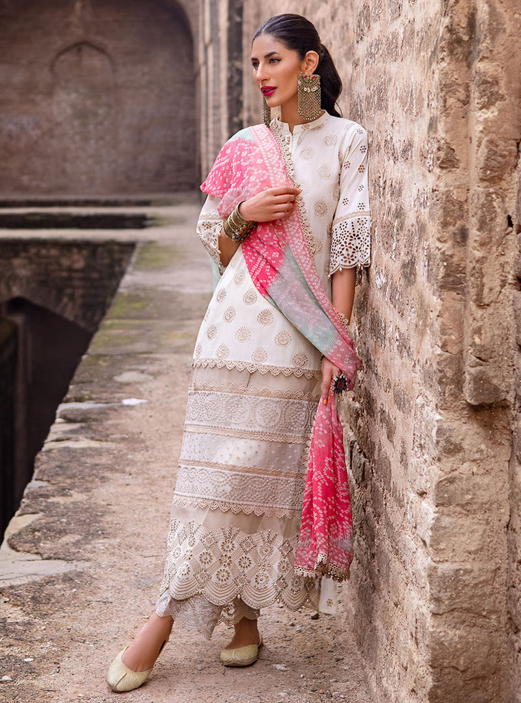 Zainab Chottani Luxury Chikankari Lawn - 2022 | 7A