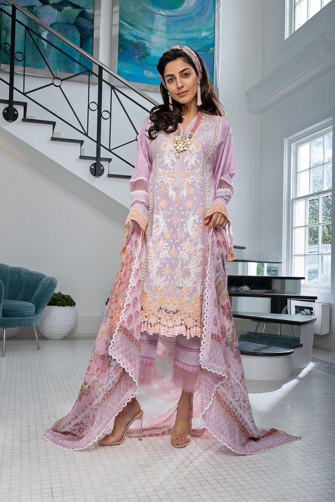 Sobia Nazir Luxury Lawn 2021 – 7B