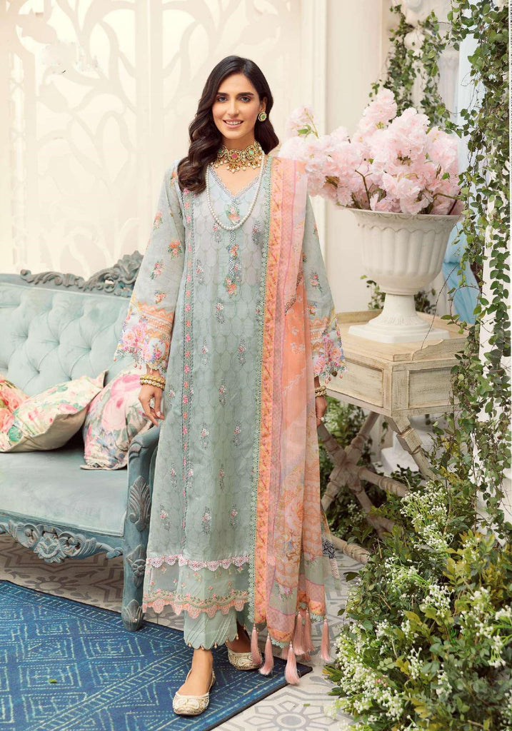 Noor Prints Chikankari Lawn by Saadia Asad 2022 - NPC-8B