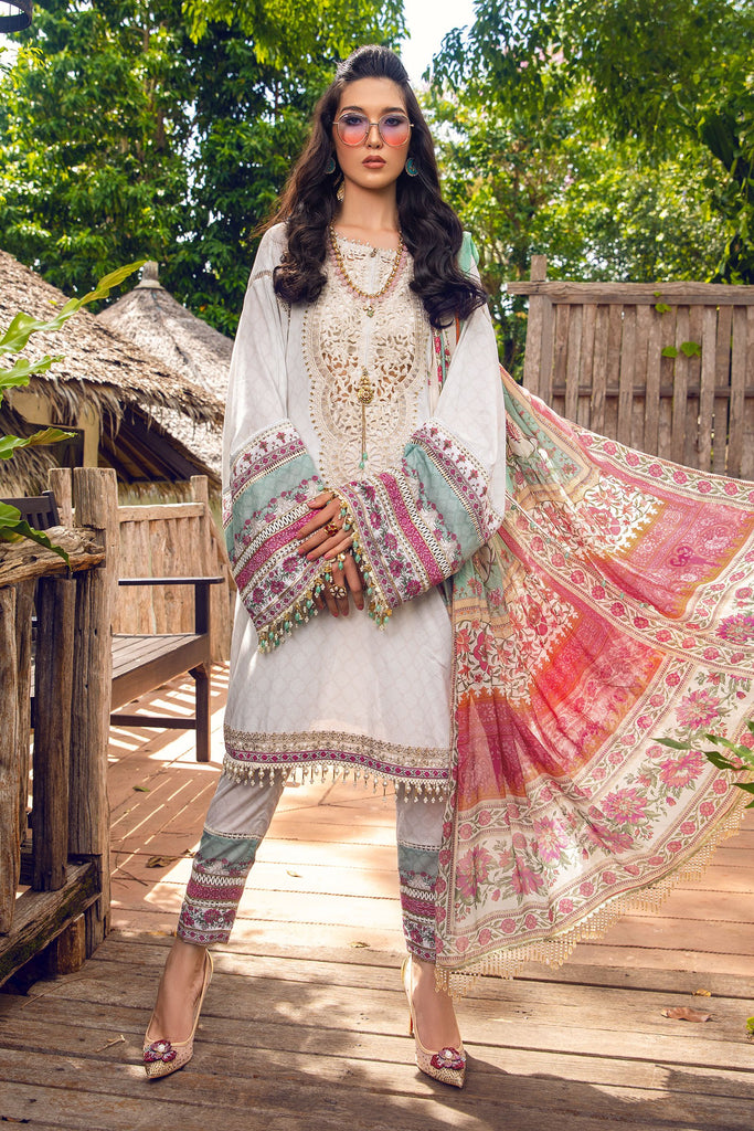 MARIAB Unstitched MPrints Summer Lawn Suits Vol 2 | 8A