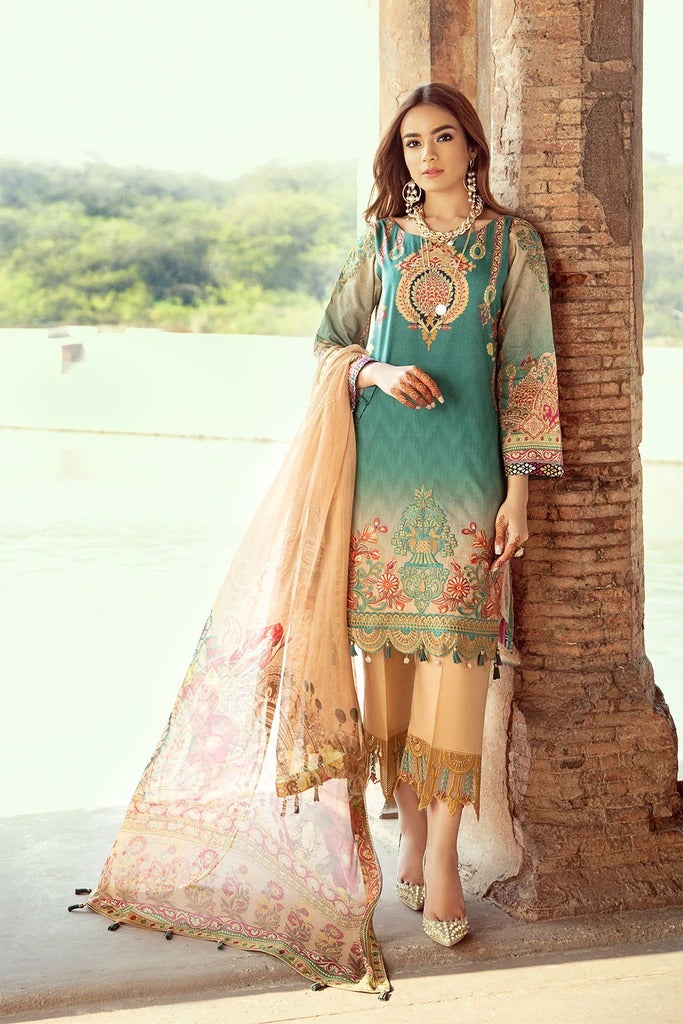 Ramsha Chevron Luxury Lawn Collection - 204