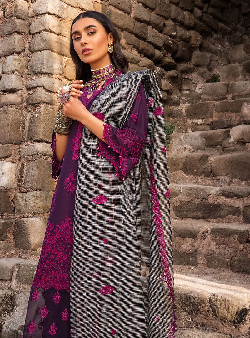 Zainab Chottani Luxury Chikankari Lawn - 2022 | 9B
