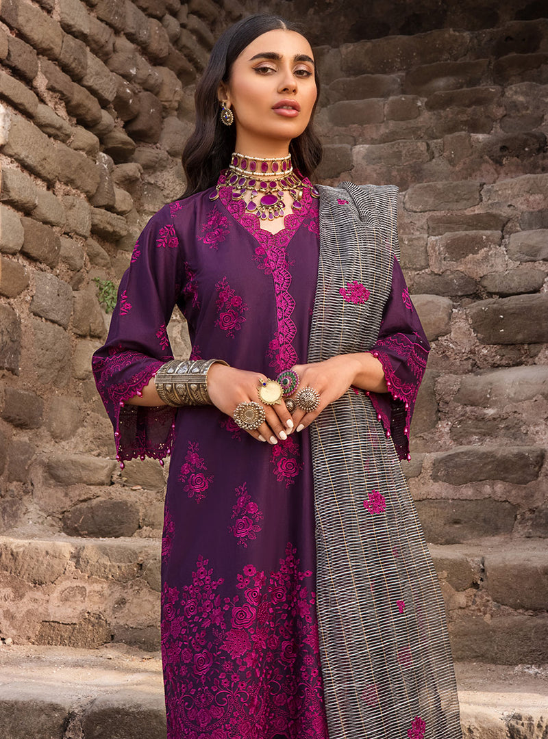 Zainab Chottani Luxury Chikankari Lawn - 2022 | 9B