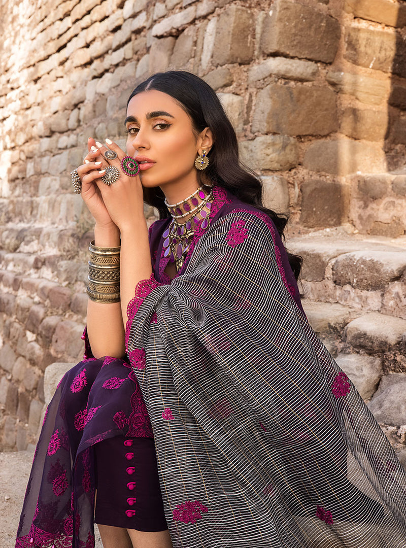 Zainab Chottani Luxury Chikankari Lawn - 2022 | 9B