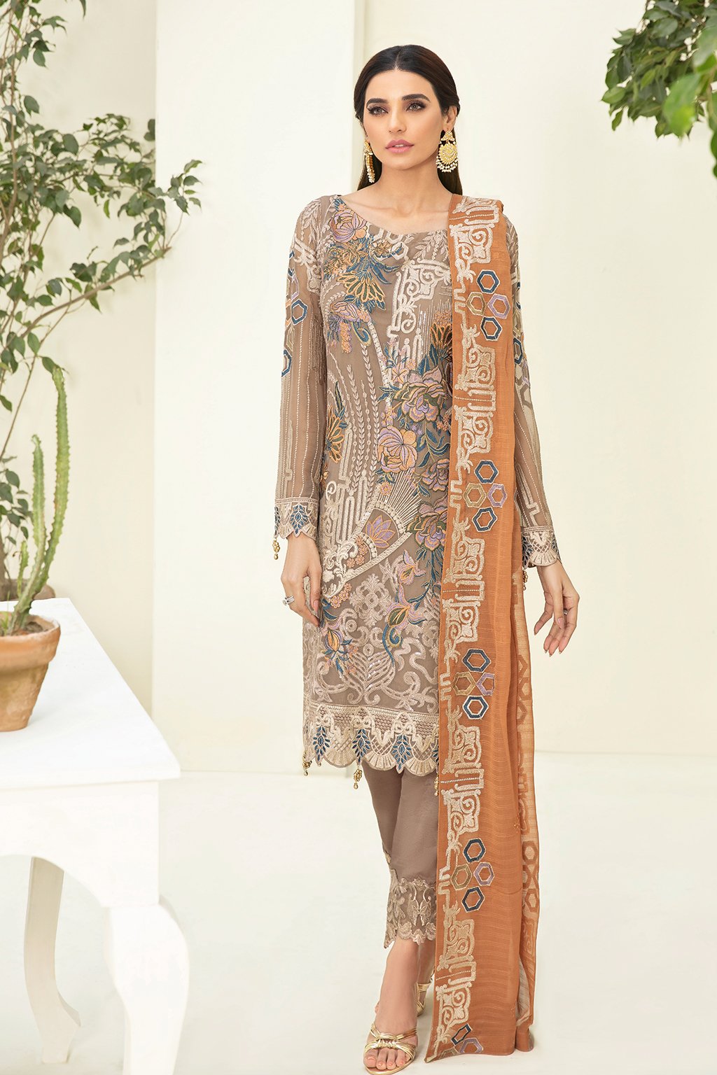 Ramsha Chevron Vol - 3 Chiffon Collection - A-302