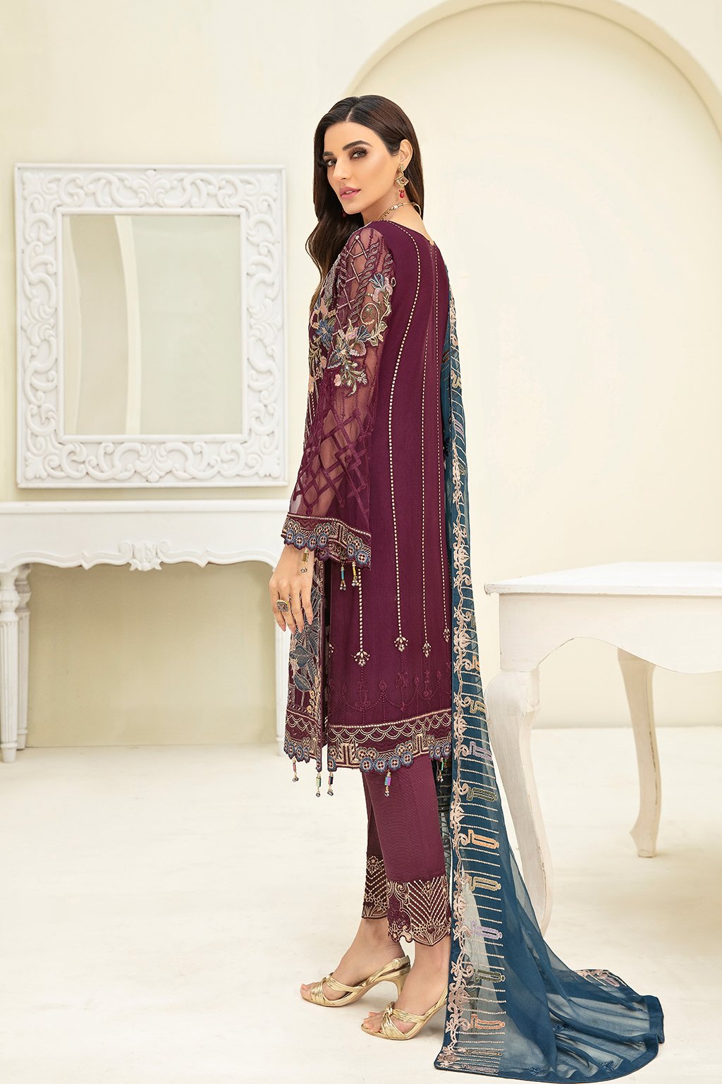 Ramsha Chevron Vol - 3 Chiffon Collection - A-303