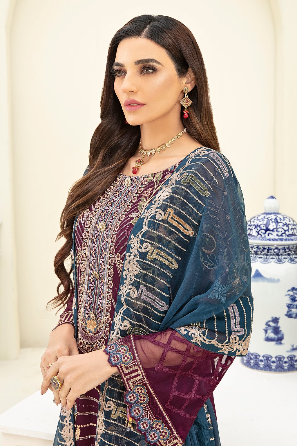 Ramsha Chevron Vol - 3 Chiffon Collection - A-303