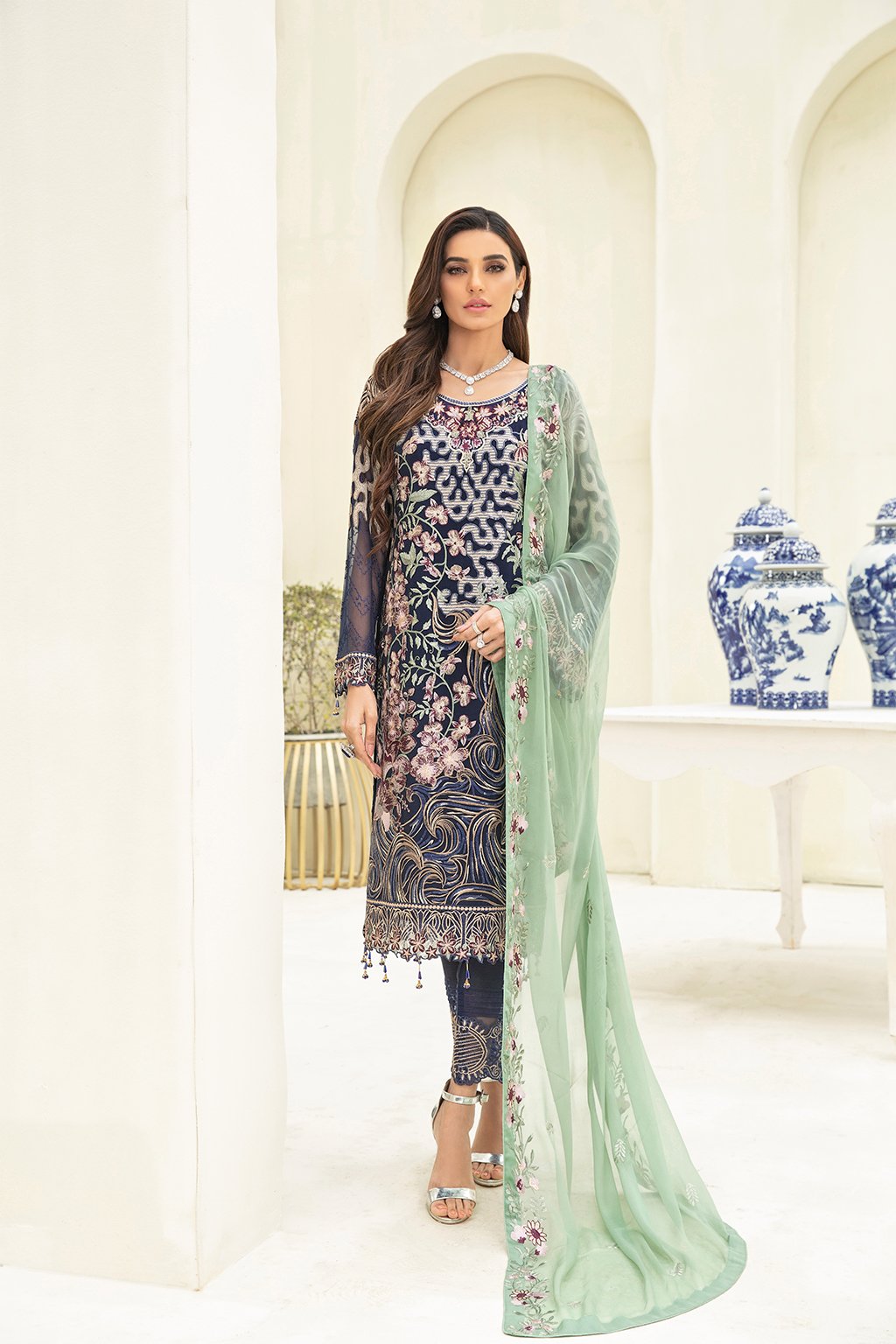 Ramsha Chevron Vol - 3 Chiffon Collection - A-306